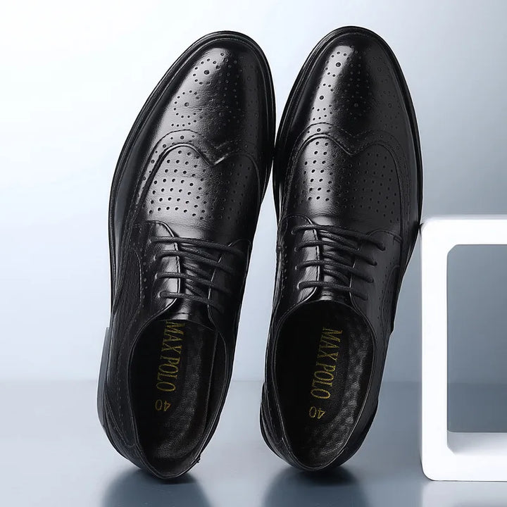 W&W Mode | Bequeme Oxford Herren Business Anzug Schuhe