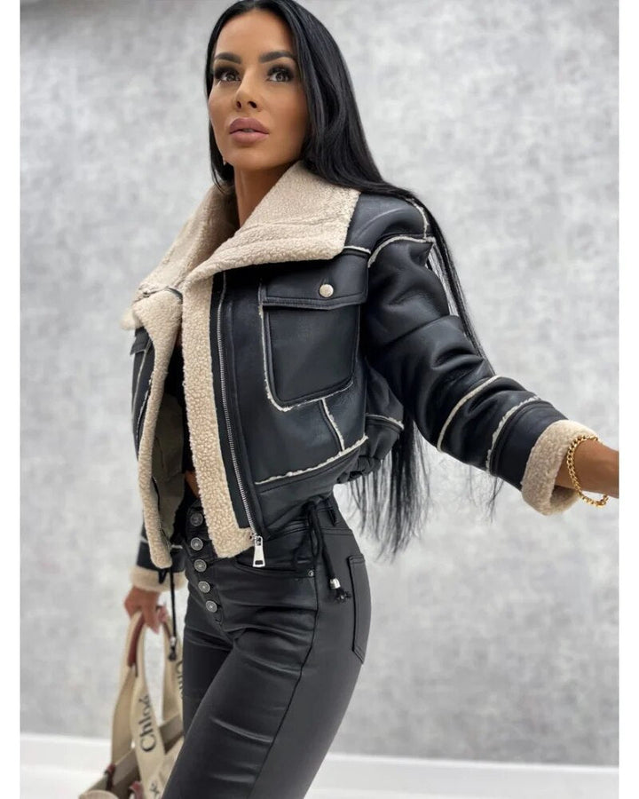 Damen Lederjacke für den Alltag