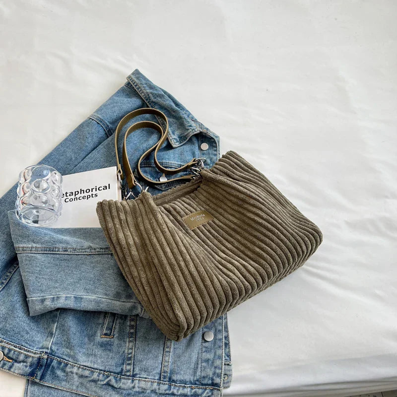 WW | Damen Cord Handtasche