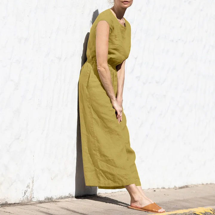 W&W Mode | Baumwoll Leinen Overall