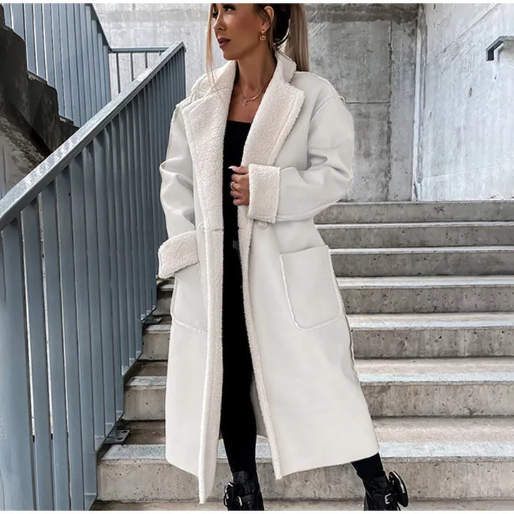 mit Taschen Lederjacke