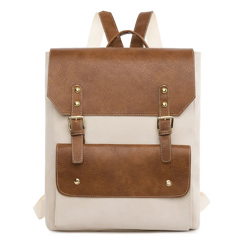 W&W Mode | Zeitlose Tasche mit Schnalle und Klappe für Reisen und Laptop