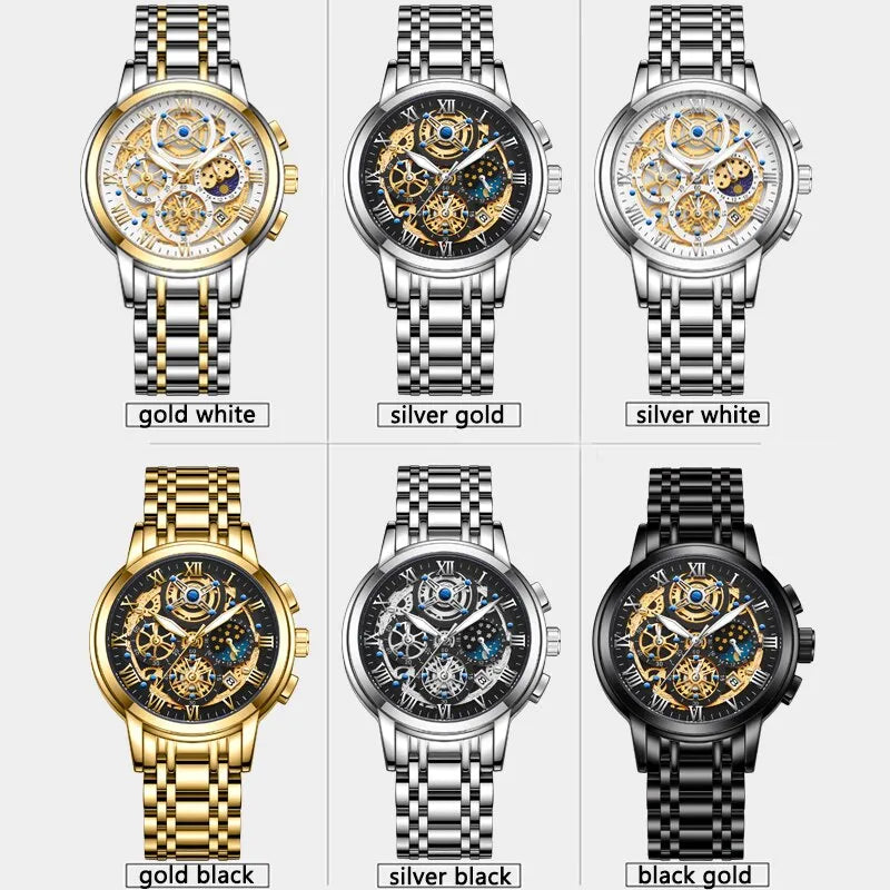 WW | Stilvolles Geschäftliches Quartz Herrenarmbanduhr