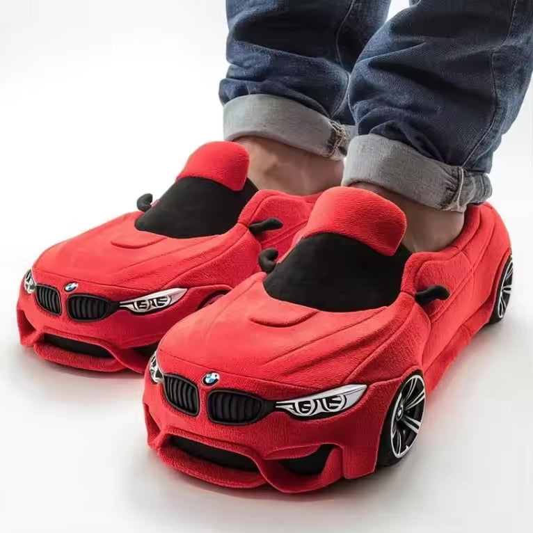 WW | Auto Inspiriert Gestaltung Pantoffeln mit Rutschfester Sohle für Maximalen Komfort