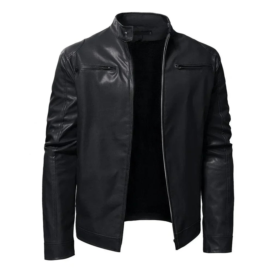 WW | Zeitlose Lederjacke mit Biker-Flair