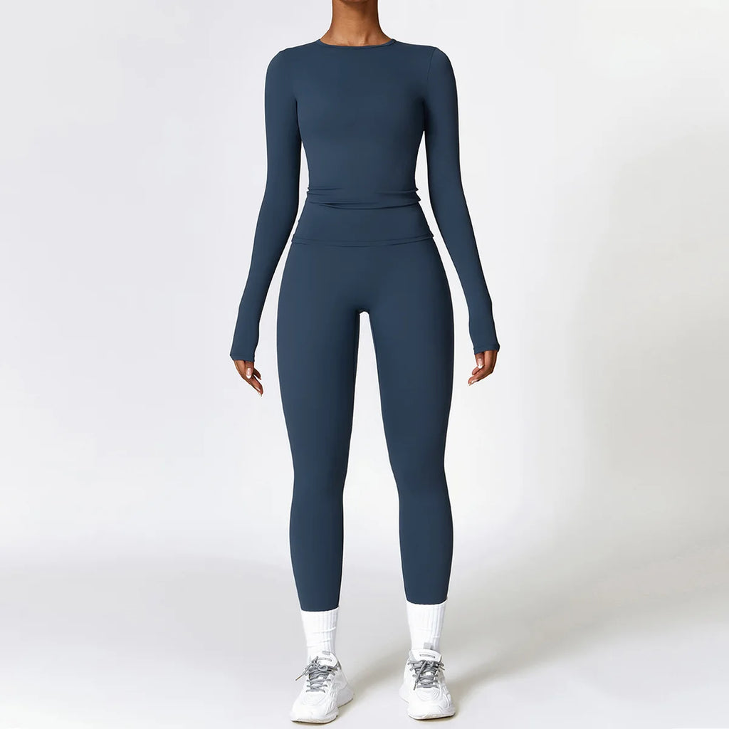 WW | Komplett Homewear Leggings und Top mit Langen Ärmeln