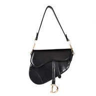 WW | Damen Schultertasche - Exklusive PU-Leder Satteltasche mit breitem Riemen und luxuriösem Aussehen