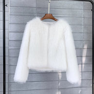 Plüschjacke aus Flausch