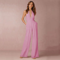 WW | Eleganter Neckholder-Jumpsuit