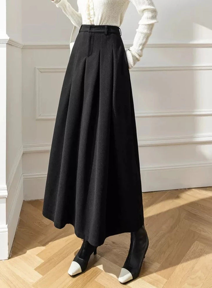 Damen Wollrock für Herbst und Winter
