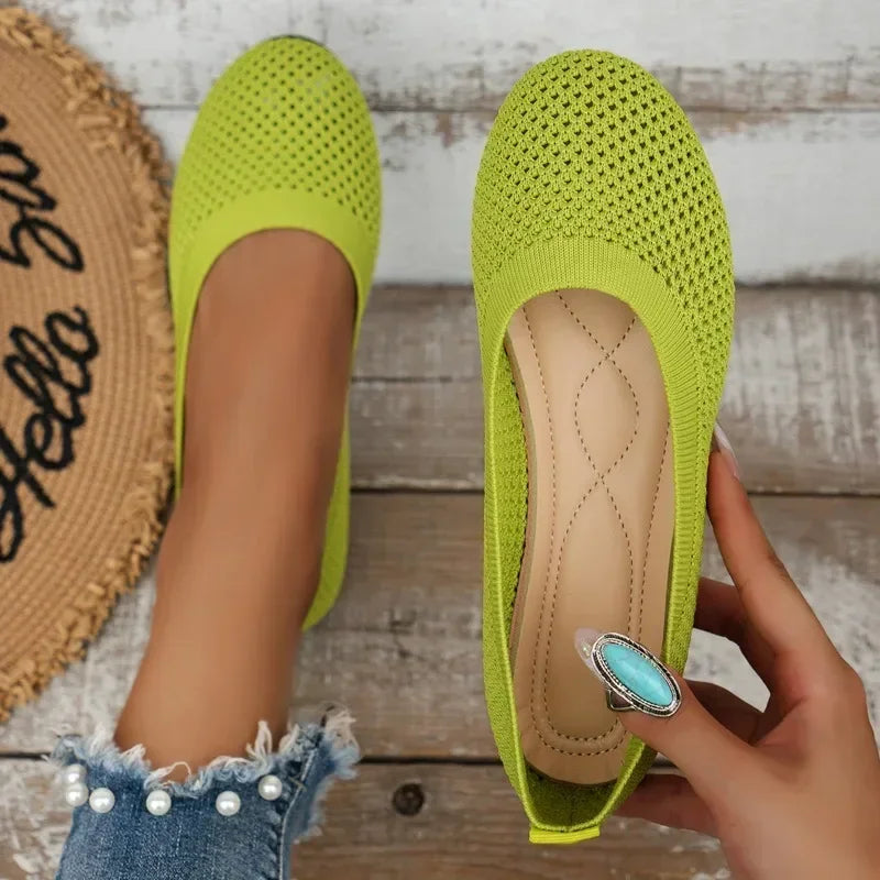 WW | Bequeme Mesh Ballerinas