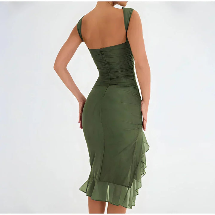 Amira™ | Midikleid mit Rüschen