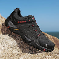 WW | Niedrig Wasserabweisende Wanderschuhe Mit Robuster Sohle Für Herren