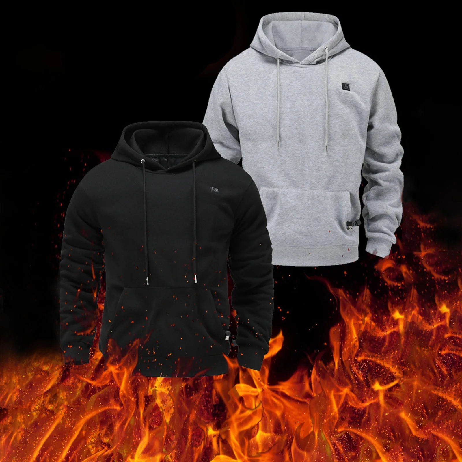 WW - Winter-Hoodie mit USB-Heizung