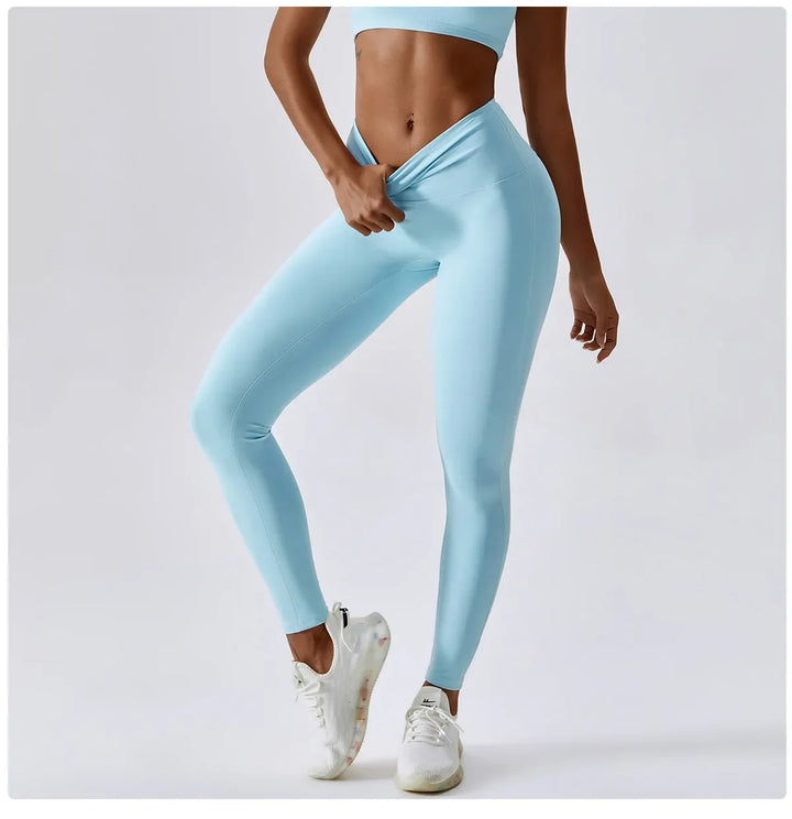 W&W Mode | Atmungsaktive Push-up Yoga Leggings Mit Pfirsich Hebung