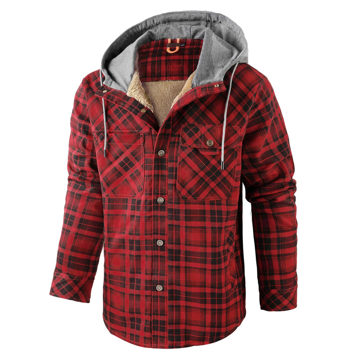 W&W Mode | Lässige Herbst Karierte Hemd Jacke für Unisex