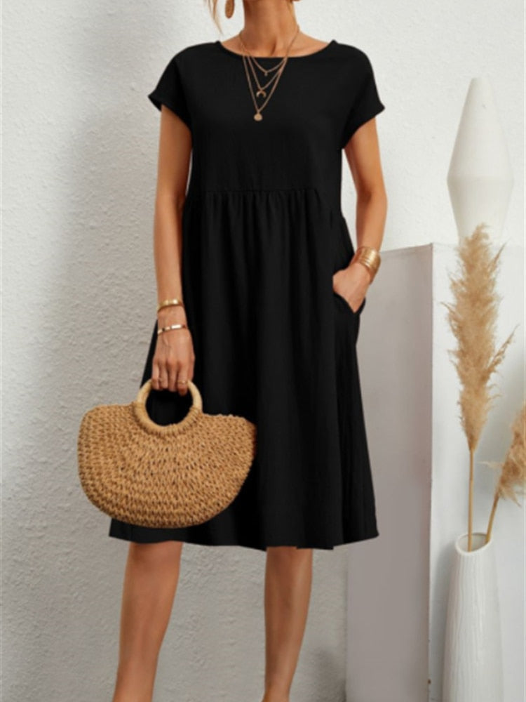 W&W Mode | Modisch Mittellanges Kleid Für Frauen