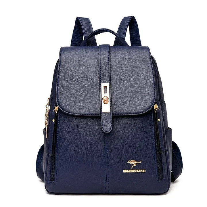 W&W Mode | Anti Diebstahl Lederrucksack Für Damen Mit Großem Fassungsvermögen