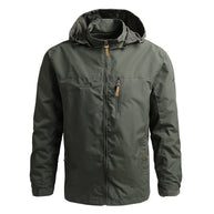 WW | taktische wasserdichte Herrenjacke mit Kapuze - Outdoor-Herrenjacke