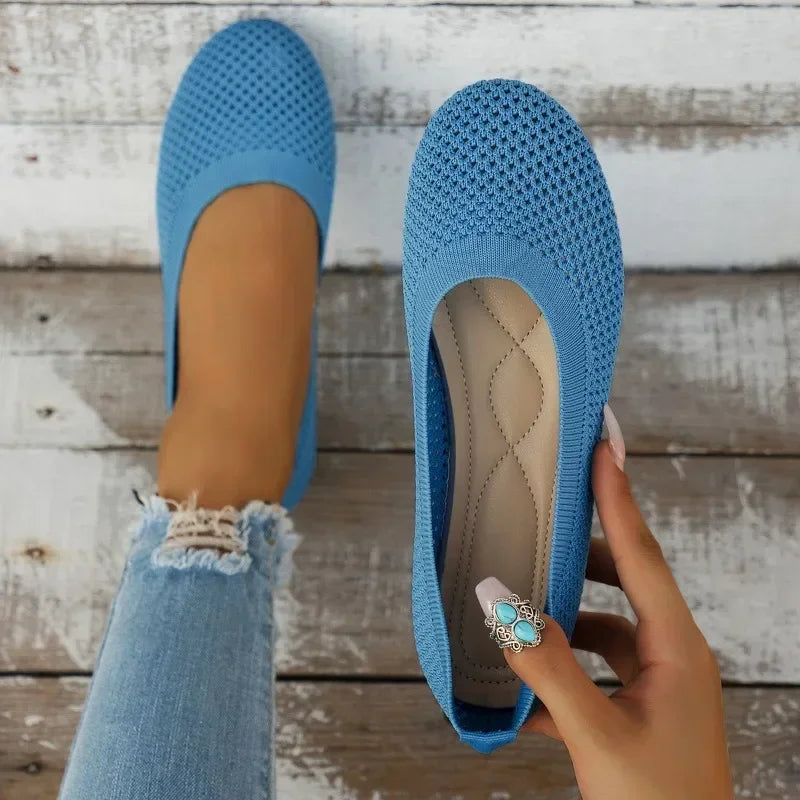 WW | Bequeme Mesh Ballerinas