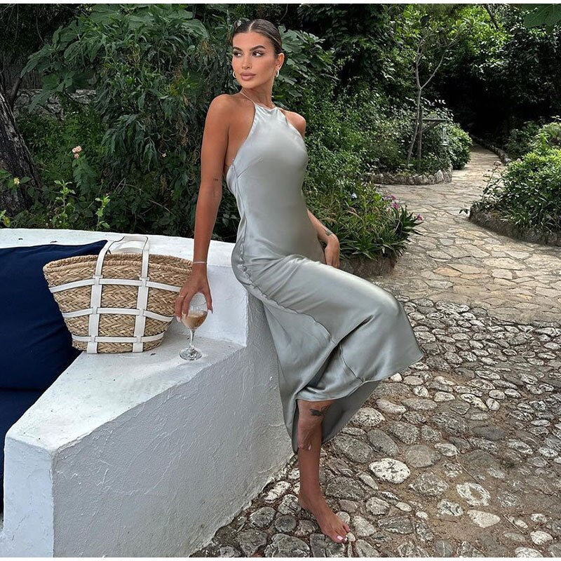 WW | Riemchen Ärmeloses Kleid