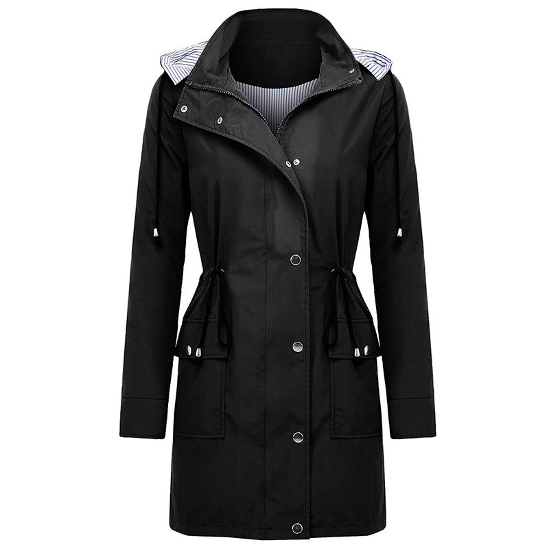 W&W Mode Wonder Hooded Waterproof Long Coat