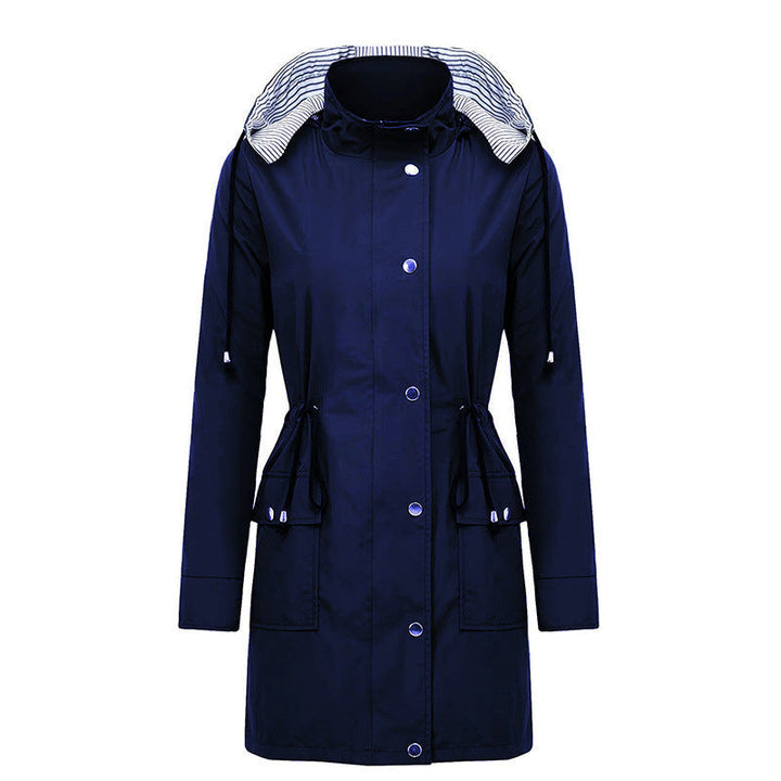 W&W Mode Wonder Hooded Waterproof Long Coat
