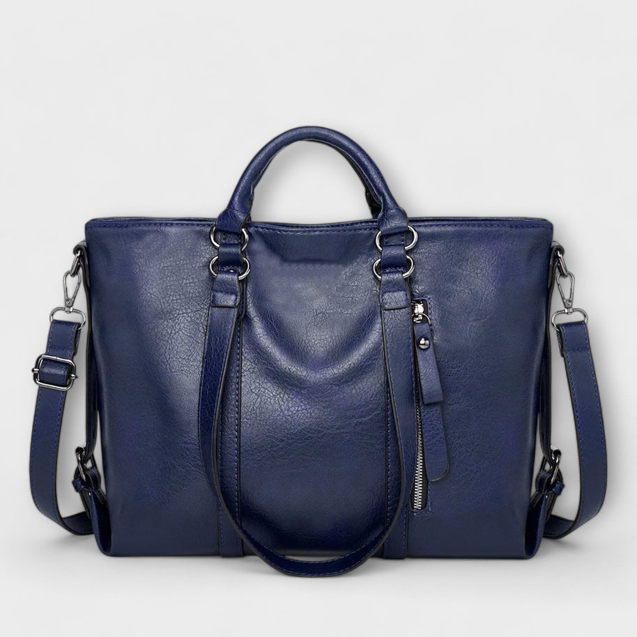 WW | Große Lederhandtasche