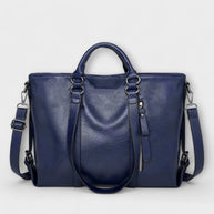 WW | Große Lederhandtasche