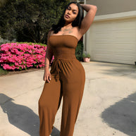 Jumpsuit ohne Schultern