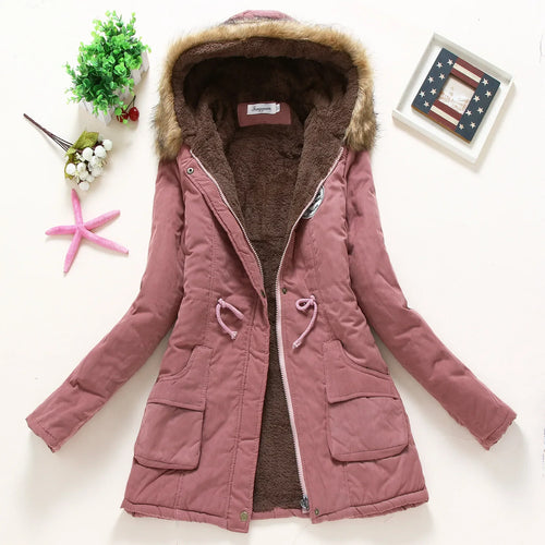 W&W Mode | Modische Winterjacke mit Kunstfellbesatz
