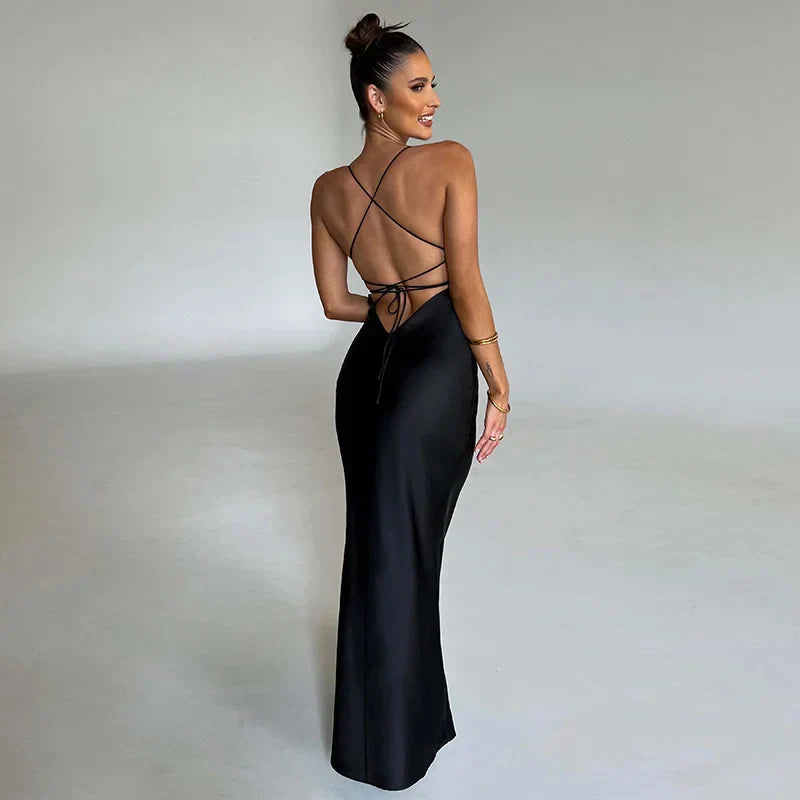 WW | Elegantes Maxikleid Mit Seitenschlitz Für Damen