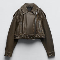 WW - Vintage Jacke Aus Veganem Leder