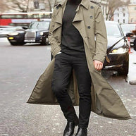 WW | Trenchcoat Mit Gekerbtem Revers Und Taschen Für Herren