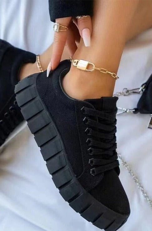 WW | Modische Orthopädische Damen Trainingsschuhe Mit Plateausohle