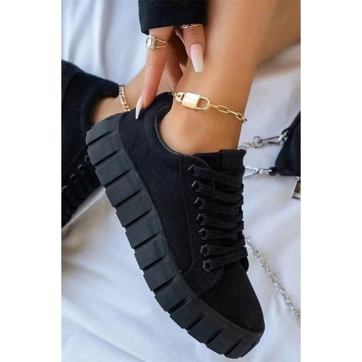 W&W Mode | Sort Trendy Sneakers Für Frauen