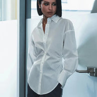 WW | taillierte Bluse mit langen Ärmeln