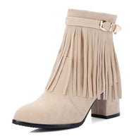 WW | Cowboy Stiefeletten mit Fransenquaste