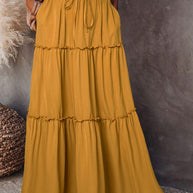 WW | Langer Hochtaillierter Maxi Rock