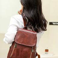 WW | Diebstahlsicherer Lederrucksack Für Damen