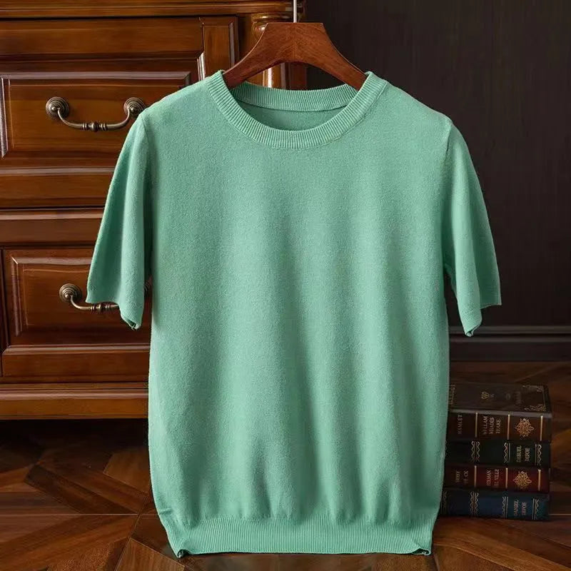 WW | Kaschmir Kurzarm T-Shirt