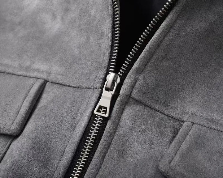 W&W Mode | Streetwear Jack Mit Baumwollmischung Für Bequemen Stil