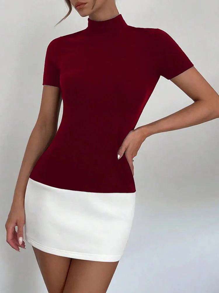 WW | Lässig Patchwork Mini Kleid