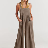 Rosabella™️ - Ärmelloser Jumpsuit mit Weitem Bein