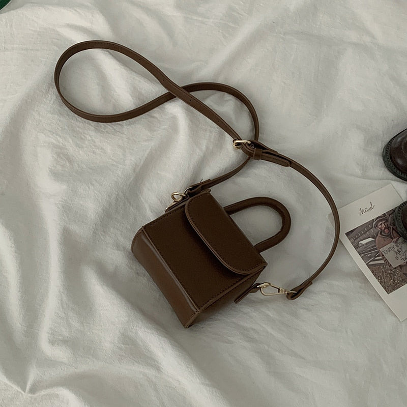 W&W Mode Damen Tragbare Kleine Quadratische Tasche | Vielseitige Umhängetasche