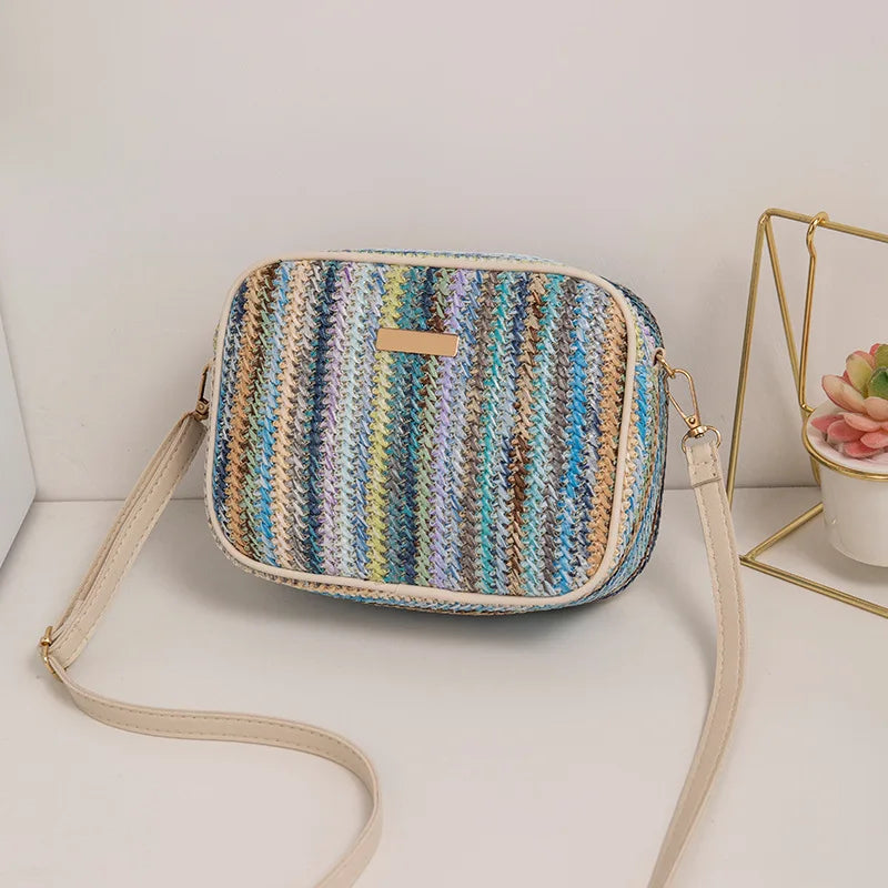 WW | Moderne, Sommerliche, Elegante, Mehrfarbige Umhängetasche Für Damen