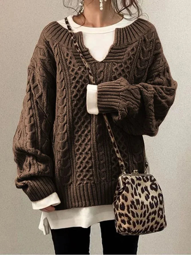 W&W Mode | Warmer Damenpullover | Gestrickt