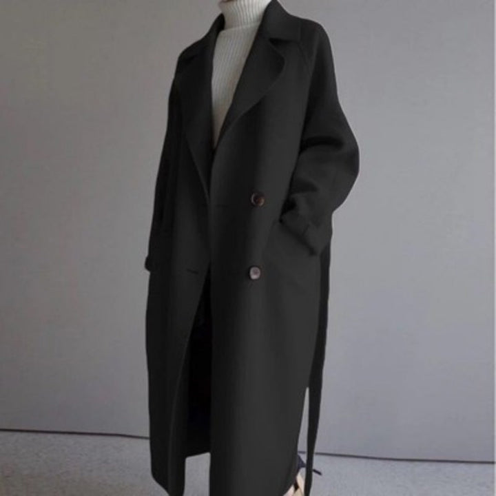 W&W Mode | Langer Wollmantel für Damen