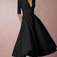 WW | Elegantes A-Linien-Midikleid