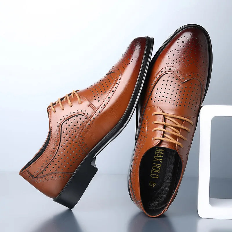W&W Mode | Bequeme Oxford Herren Business Anzug Schuhe